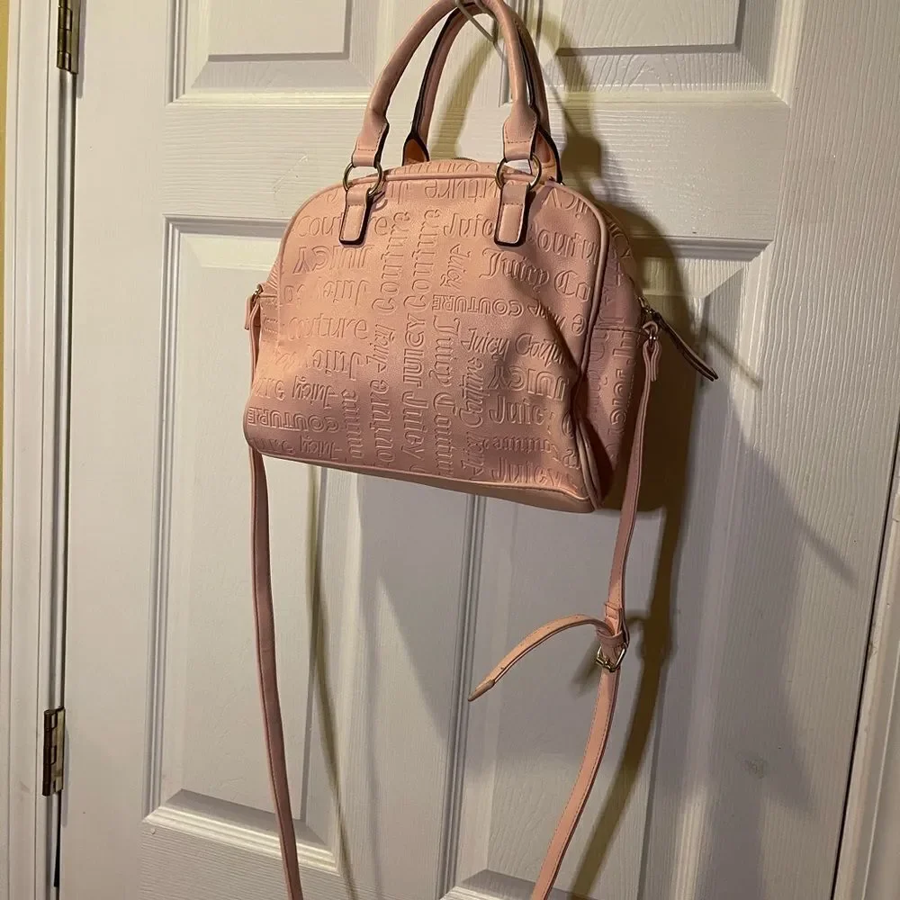 NWT Juicy Couture dusty blush addicted to love  Synthetic satchel/crossbody bag